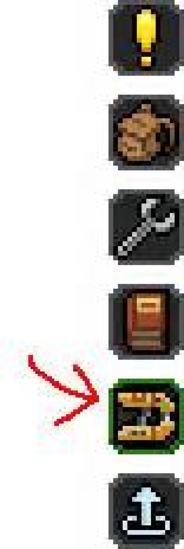 Matter manipulator upgrade button