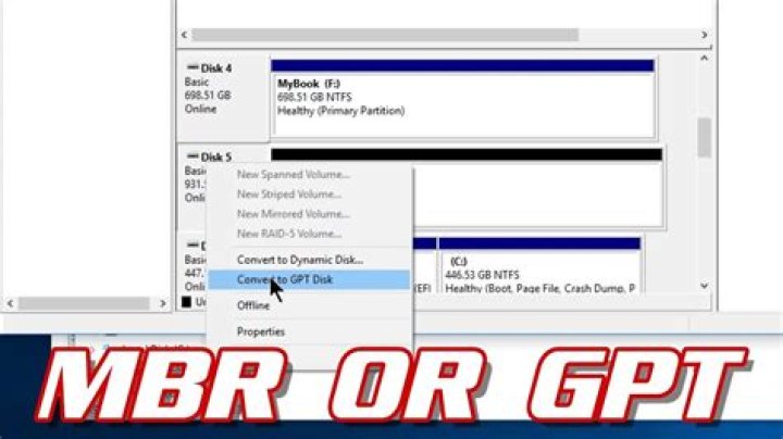 MBR or GPT for external backup drive