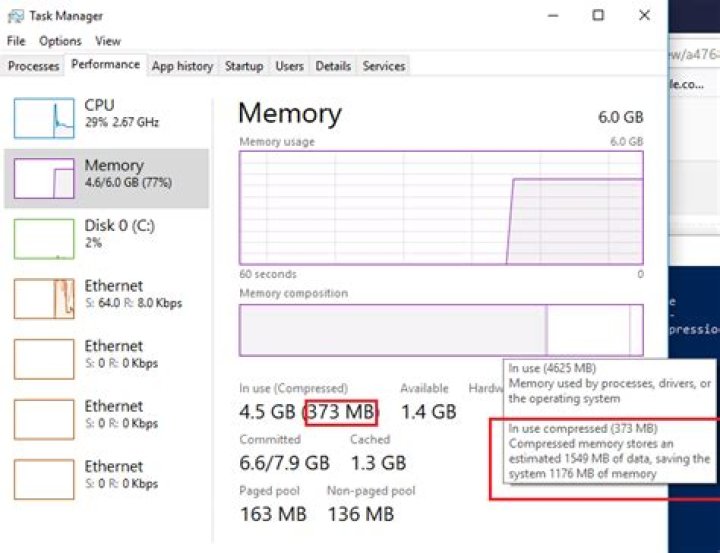 Memory usage and process resource limits