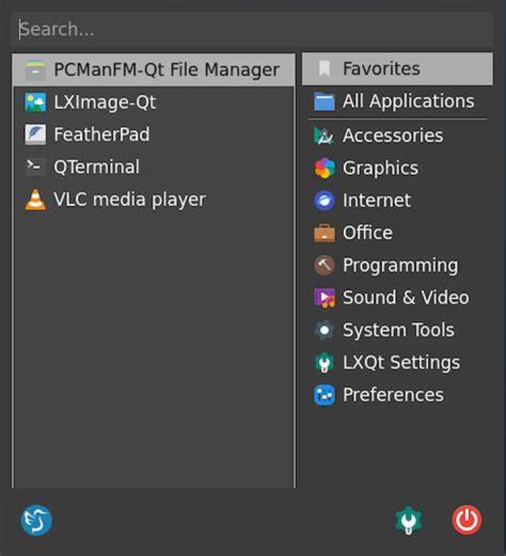 Menu > Preferences > LXQt settings > Session Settings