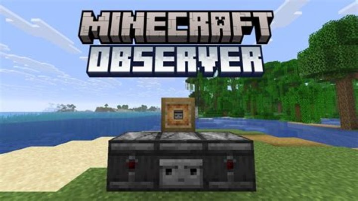 minecraft - an observer above the 5 vertically stacked pistons