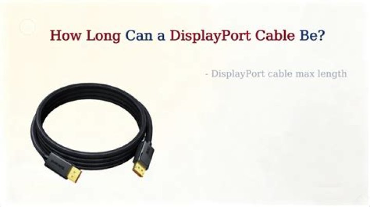 Mini displayport cable max length?