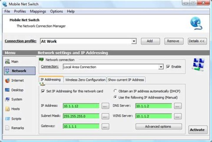 Mobile Net Switch