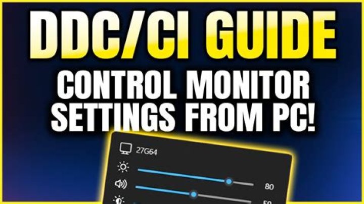 Monitor buttons stop working after DDC/CI control