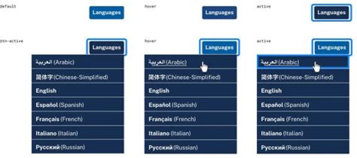 More languages button