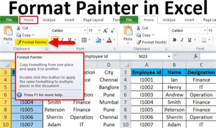 MS Excel: How to use format painter with just the keyboard?