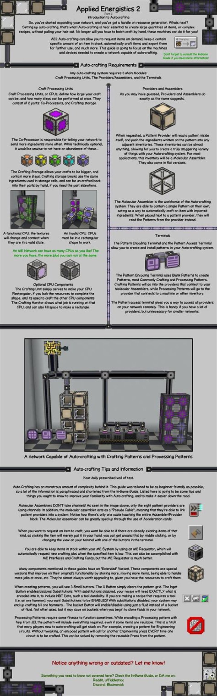 Multisided input for single crafting recipe with Applied Energistics