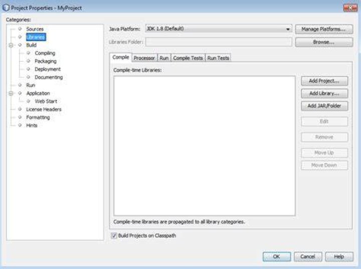 Netbeans configuration