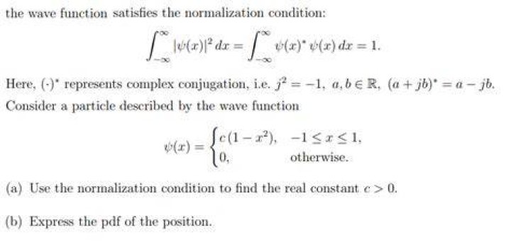 Normalization condition and phase constant(/)