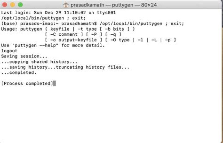 Not able to open PuTTy key generator on Mac