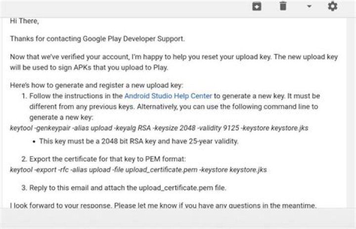 Not able to sign my Android app anymore, as I keep getting 