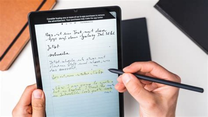 Note taking app for to use with pen tablets
