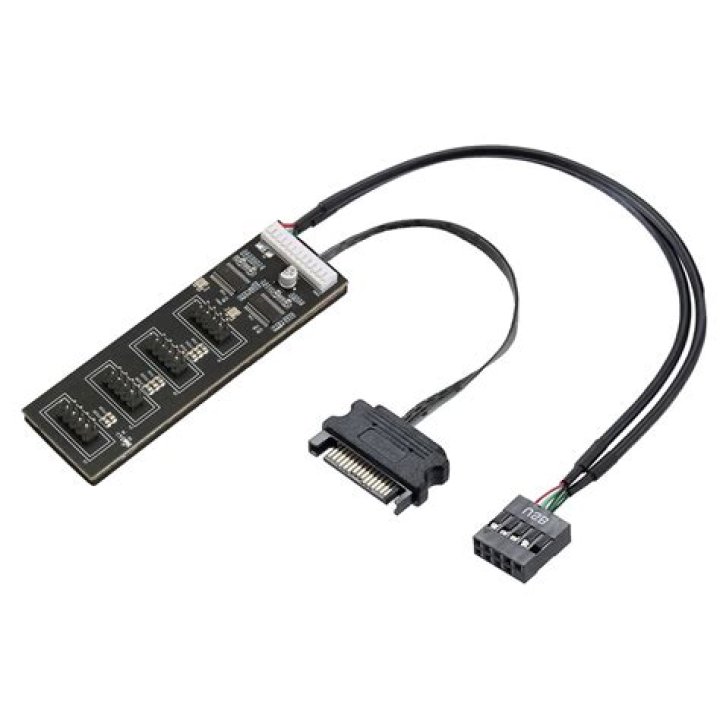 One USB header / 2 USB ports