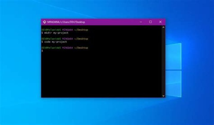 Opening a file through Git Bash using a particular software (For Windows)