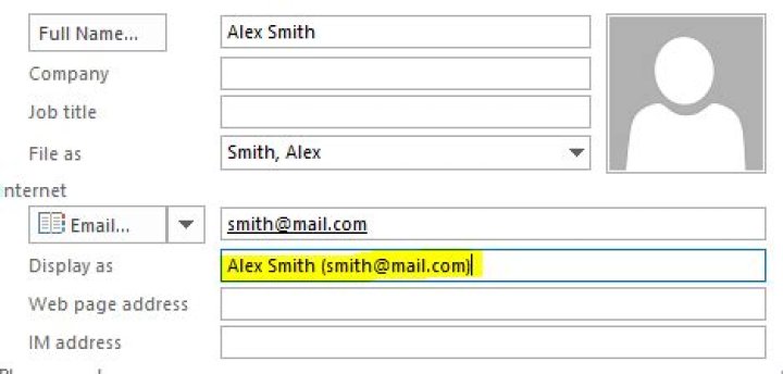 Outlook 2016 How do you change the format of the TO: field in new emails?