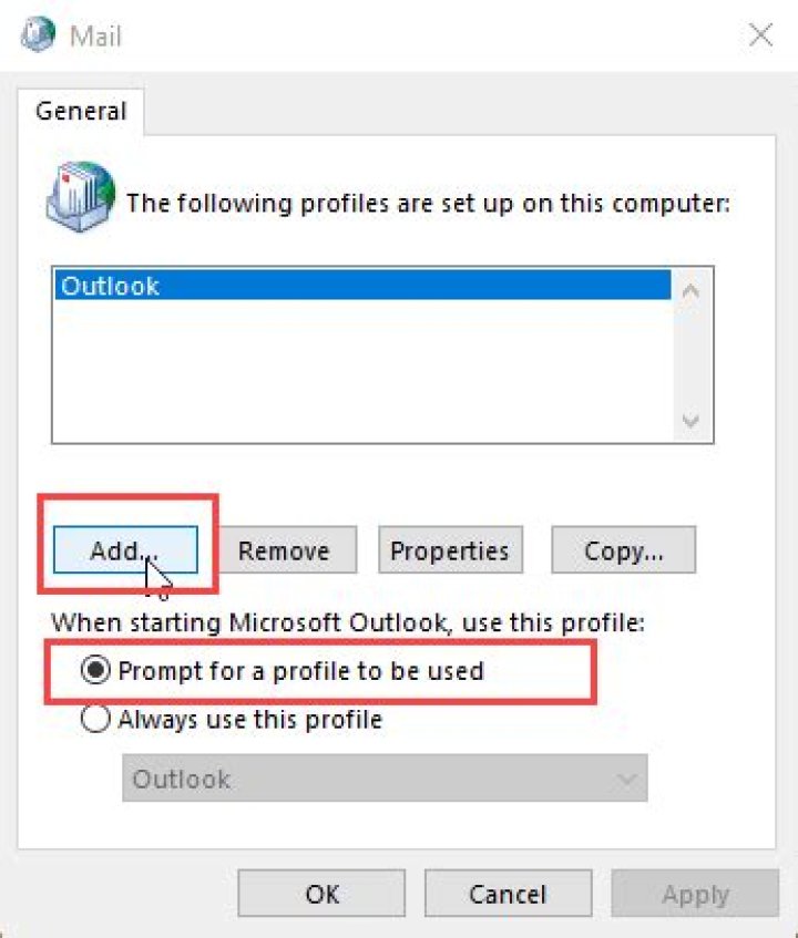 Outlook 2016 Profile