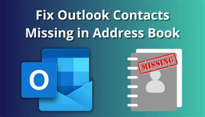 Outlook Contacts not Showing in Address Book