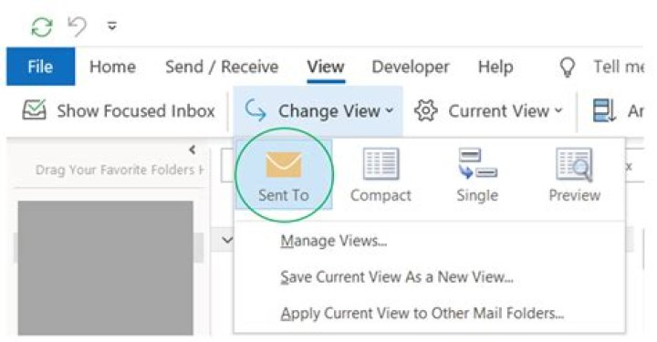 Outlook (Office365) mail box layout looks messed up: Names & subjects not fully visible