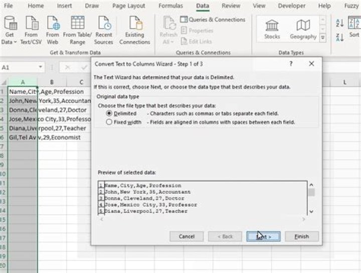 Parse data in excel -- space delimited -- right to left
