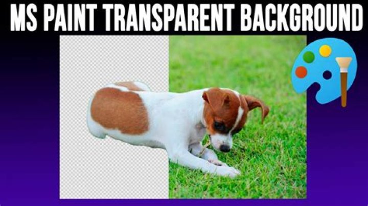 Paste with transparent background in Paint