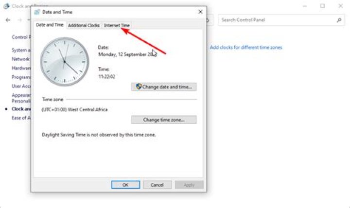 PC clock keeps changing time