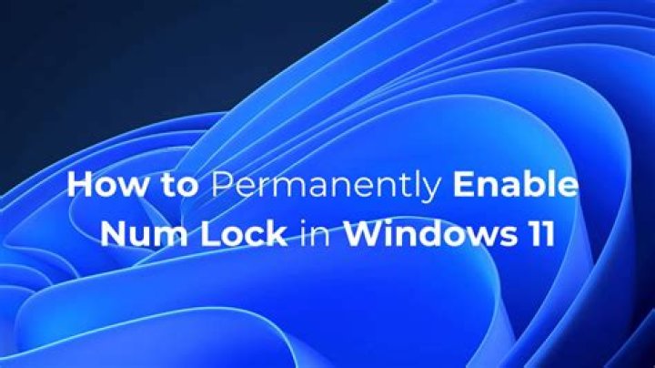 Permanently disable num lock in Windows?