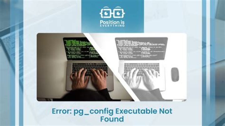 pg_config executable not found