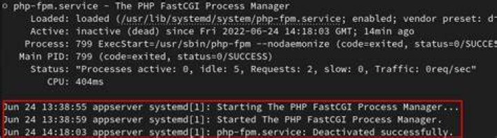 PHP-FPM error log /var/log/fpm-php.www.log Which system user writes the file?