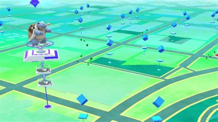 PokeStops in Game Map