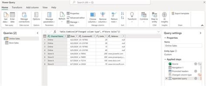 Power Query - Table.TranformColumns