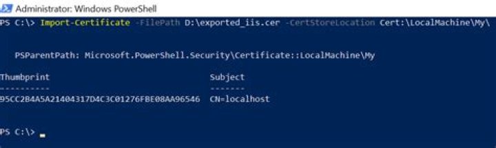Powershell Import-Certificate Access is denied