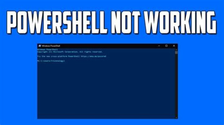 Powershell stopped working, can't execute scripts or type into shell