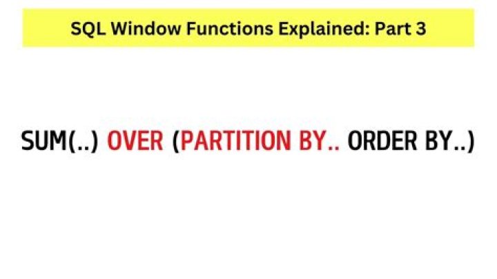 Presto Window Function - (sum over partition by)