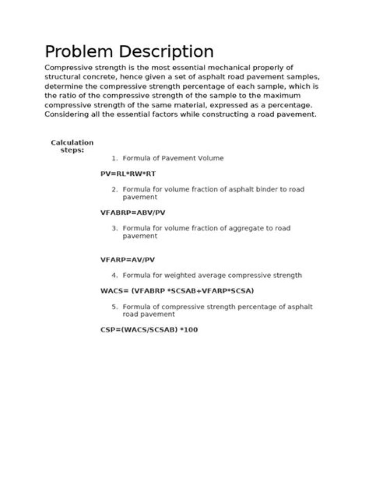 Problemdescription