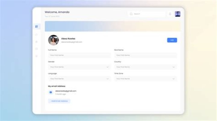 Profile settings for built-in admin