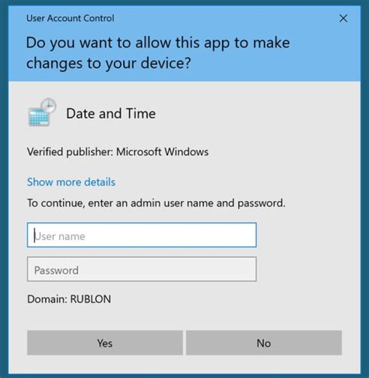 Prompt restores user control