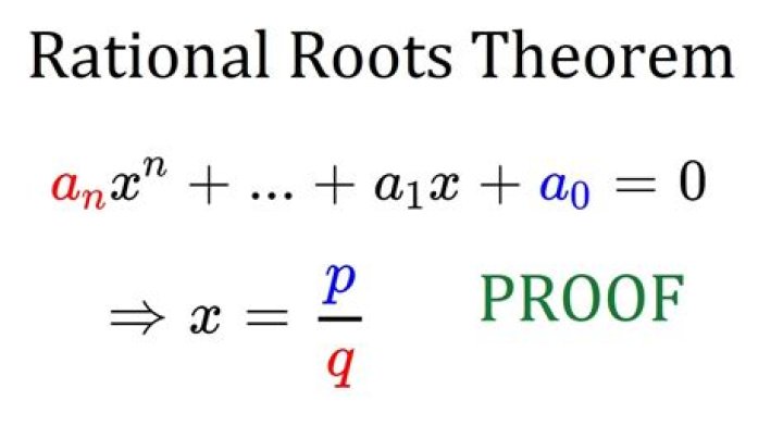 Proof for rational roots