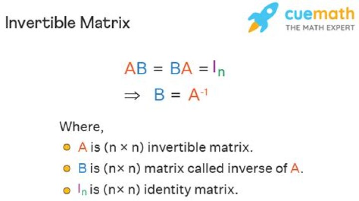 Properties of invertible matrices