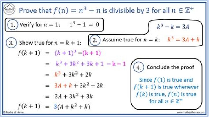 Prove by mathematical induction that $n^3 - n$ is divisible by $3$ for all natural number $n$