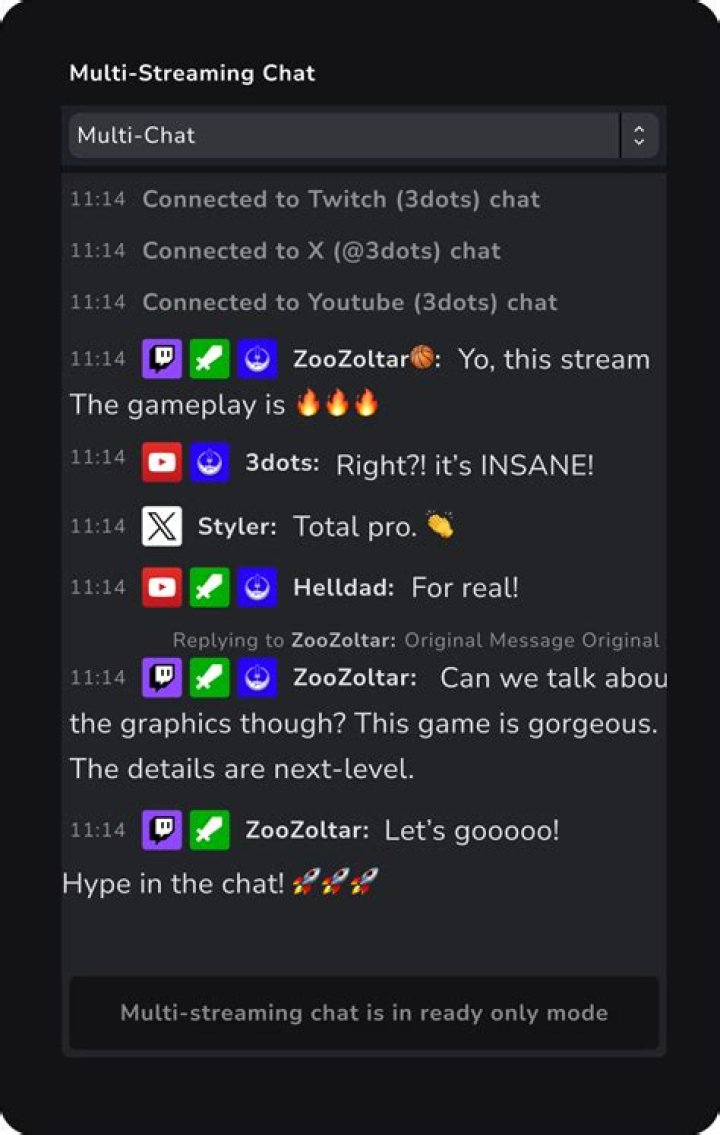 PS4 - Twitch - How do I show comments on-screen while streaming?