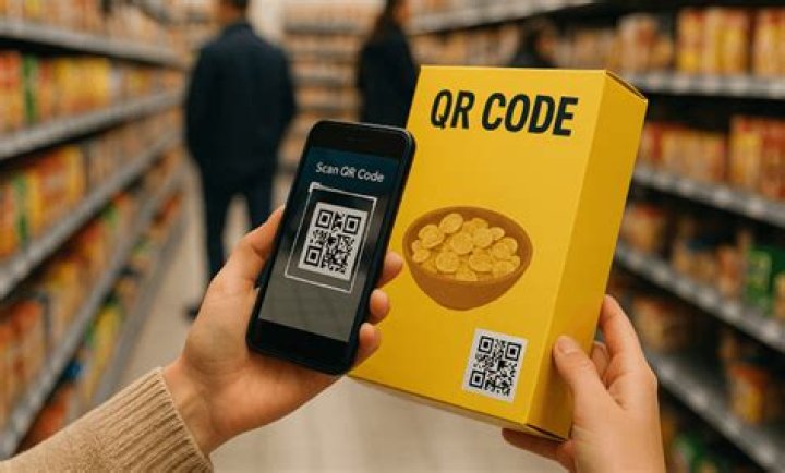 QR code placed