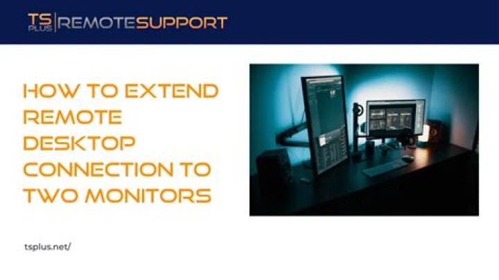 Remote desktop use two out of four monitors