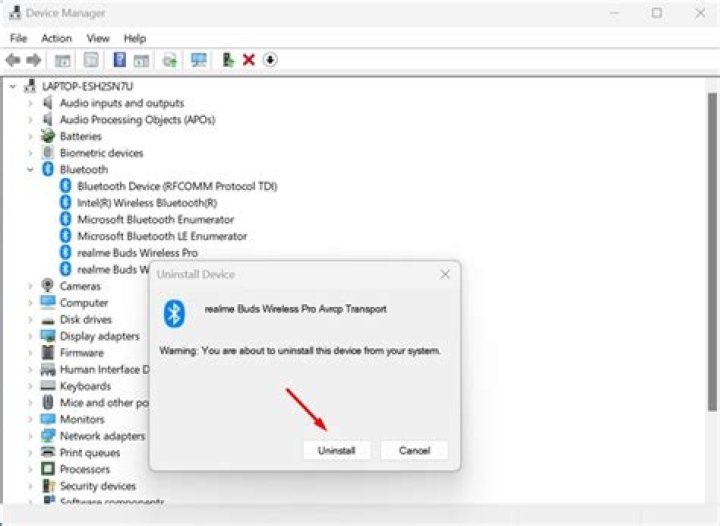 Removed bluetooth device keeps re-appearing