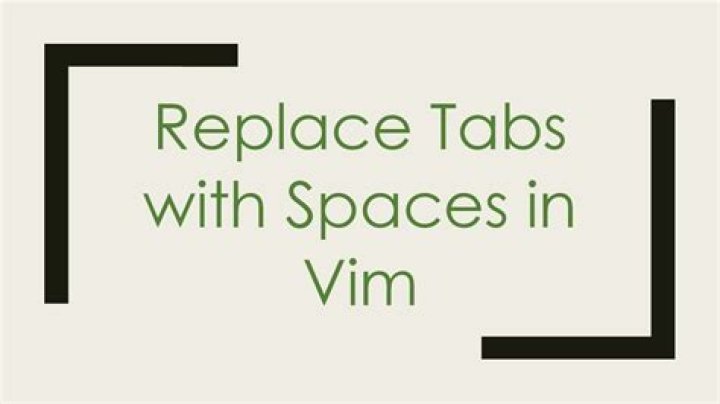 Replace tabs with spaces in vim