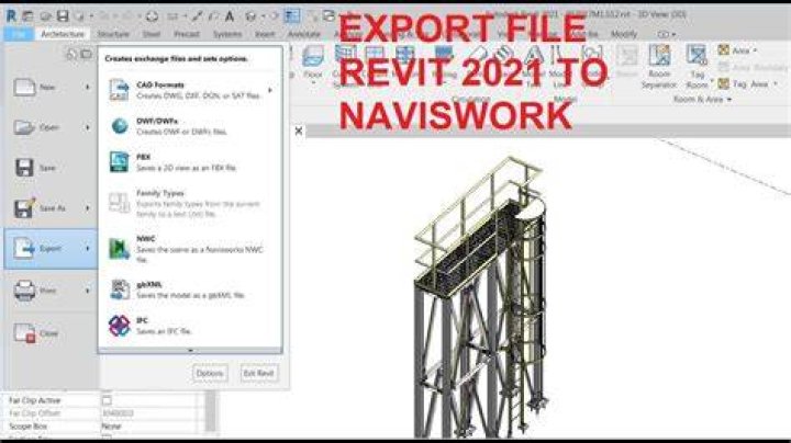 Revit : Where to find the Navisworks Export Add-In