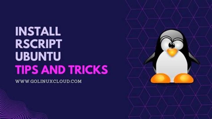Rscript on ubuntu
