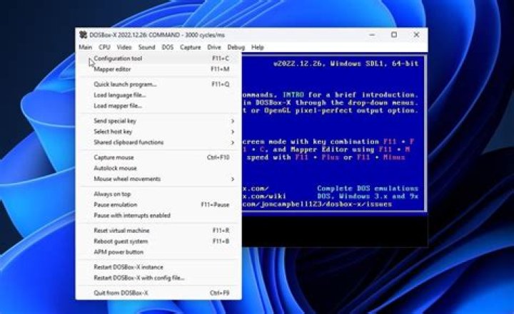 Run Menu Entry Example