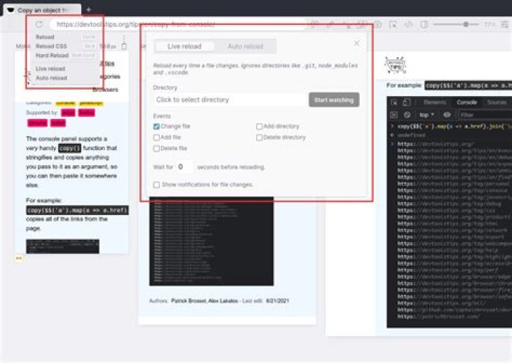 Safely reload files which are changed on disc