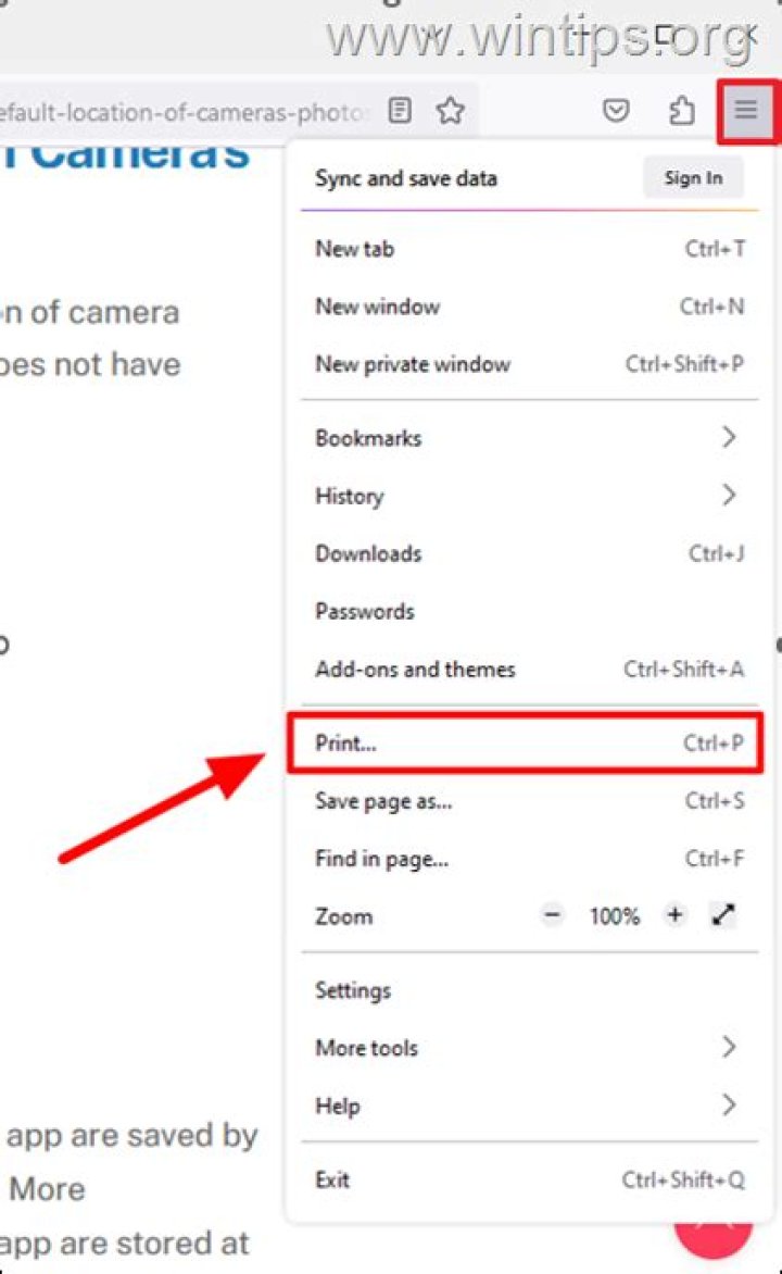 Save Firefox 'reader view' page as pdf