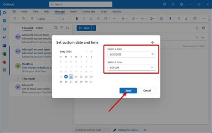 Schedule Run Outlook VBA Script At Time